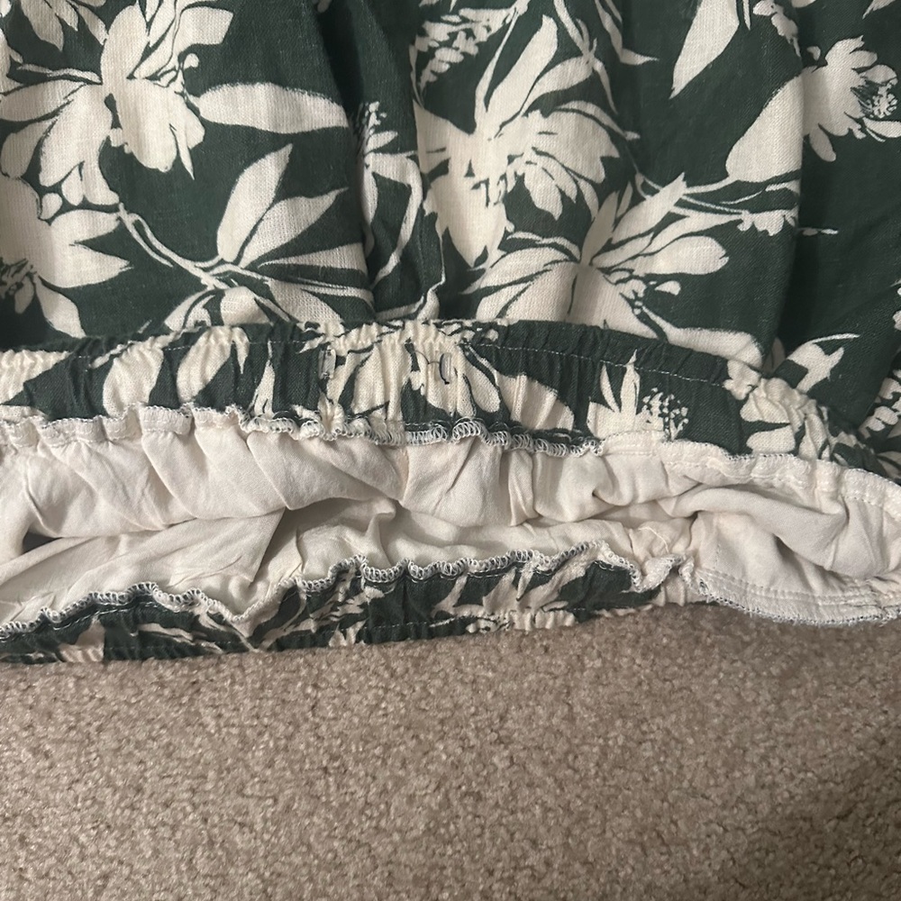 Abercrombie & Fitch Green Floral Maxi Skirt - Picture 3 of 7